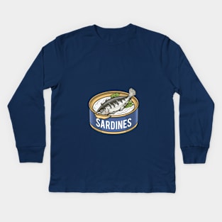 National Sardines Day – November Kids Long Sleeve T-Shirt